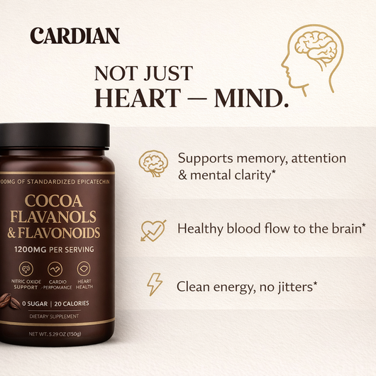Supercharged Cocoa Flavanols + Flavonoids 1200MG
